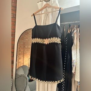 ALEXIS Gaudy Dress Black